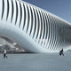 Rendering, kinetic media facade (Image: soma)