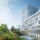 Visualization, back exterior (Image: Mecanoo / Royal Haskoning)