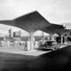 The Diamond Service Station in Macon, Ga., 1961. Credit- Pedro E. Guerrero