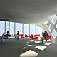 Visualization, cafe interior