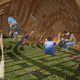 Visitors interact with real-time audio and visual data transmitted from the “smart buoys” in Minneapolis’s lakes. Curvilinear benches emerge from the pavilion’s interior walls, inviting visitors to relax and experience Minneapolis LakeForms.