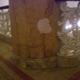 A low column of marble-faced plaster original to the Hotel located in the current 