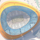 Site plan of the main stadium (Image: LAVA)