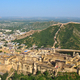 Amber Fort from her guardian, Jaigarh Fort
