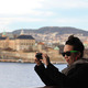 Jennifer Wong on the ferry from Oslo to Copenhagen