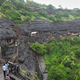 One may easily discern the chaitya gribas from the viharas by their façades