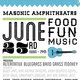 Grand opening poster for Masonic Amphitheatre by design:buildLAB at Virginia Tech