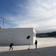 Photo shoot atop the Oslo Opera House