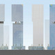 Facade, from left: west, south, east, north (Image courtesy of OMA)