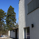 Detail of wall treatment at the Vuoksenniska Church (Church of 3 Crosses), Vuoksenniska, Finland 1958