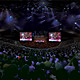 Interior view of the 50,000 seat indoor stadium (Image courtesy of Populous)