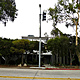 Recenly erected traffic signal in front of historically significant Neutra VDL House via Follow Orhan Ayyüce