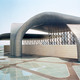 The wings as seen from above the main entrance foyer. The top side of the wings is covered with a zink roofing. (Photo: Jussi Tiainen)