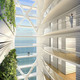 Interior view of the atrium (Image: SOM)