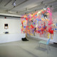 Installation view with TinTin's piece as foreground