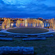 Gathering Circle overlooking downtown Thunder Bay at dusk