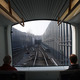 View out of the Copenhagen metro