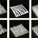 Machinic Veils: Six Veils 3d prints via Henry Cheung