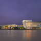 View of the OCT Shenzhen Clubhouse at Night - Image courtesy Roland Halbe