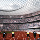 Interior view, athletics setting (Image: MenoMenoPiu Architects & FHF Architectes)