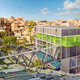 Global Holcim Awards Silver 2012: Urban remediation and civic infrastructure hub, São Paulo, Brazil: Landscape and music school developed as one building. (Image © Holcim Foundation)