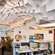 ceiling installation designed with generative modeling via Jay Young