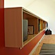 Bookshelves in loft