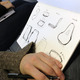 Julie Scheu sketching our designs