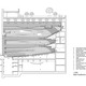 Section drawing of the main auditorium.