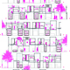 section of housing prototype showing relationship + interaction of two seperate programs cemetery and housing by John Tubles
