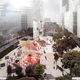 Rendering of the winning entry by Stewart Hollenstein with Colin Stewart Architects (Image courtesy of City of Sydney)