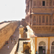 Mehrangarh's cannon- topped ramparts and the adjacent palace