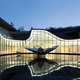 Reflective pond in the courtyard (Photo: Park Youngchae)