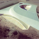 A rendering of Zaha's proposed home in San Diego via The Architects Newspaper