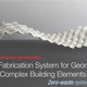 Global Holcim Innovation 3rd prize 2012: Efficient fabrication system for geometrically complex building elements, London, UK by Povilas Cepaitis, AA School of Architecture, United Kingdom in collaboration with LLuis Enrique, Diego Ordoñez and Carlos Piles, AA School of Architecture, United Kingdom: Simplifying complex geometries. (Image © Holcim Foundation)