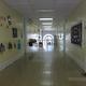 A view down the long hallway