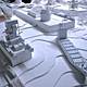 Photo by Tom Callan. The idea is that the Navy Yard would become a science park featuring curved buildings that will have mushroom roofs (and tangerine trees and marmalade skies, too?). 