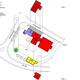 (diagram) of fire station in Santo Tirso, Portugal opened on January 13, 2013 and is the first fire station designed by Pritzker Prize winner Álvaro Siza Veira