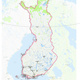 Route of the Finland West excursion. Map by Jennifer Wong.