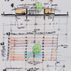 Renzo Piano, La scuola a S. José di Costarica. 3/31/12, Pen, Pencil, Marker, & Post It on Trace Paper, 17.5 x 24.5