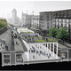 Third Prize: Adaptable Street by Maxime Rousseau and Paul Jaquet: Sections through street